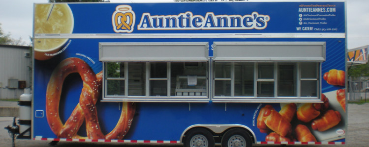 Custom Concessions Builds Auntie Anne’s Mobile Trailer To Operate In Virginia